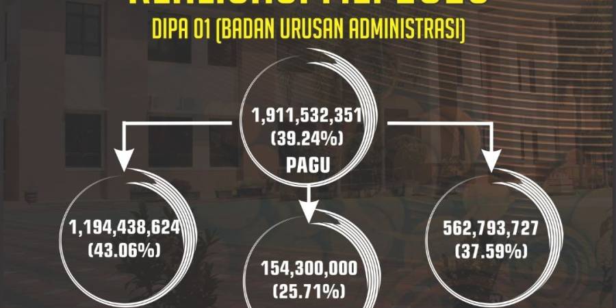 Realisasi DIPA 01 & 04 Periode Mei 2025