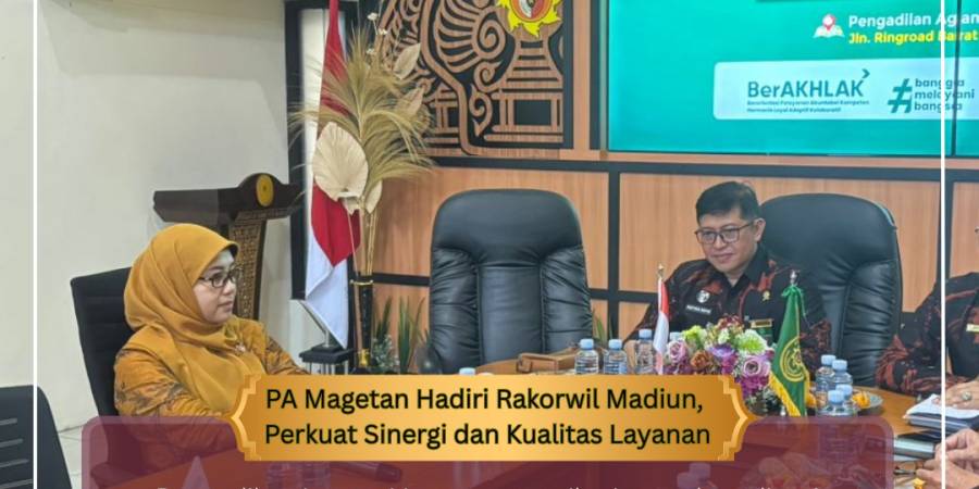 PA Magetan Hadiri Rakorwil Madiun, Perkuat Sinergi dan Kualitas Layanan